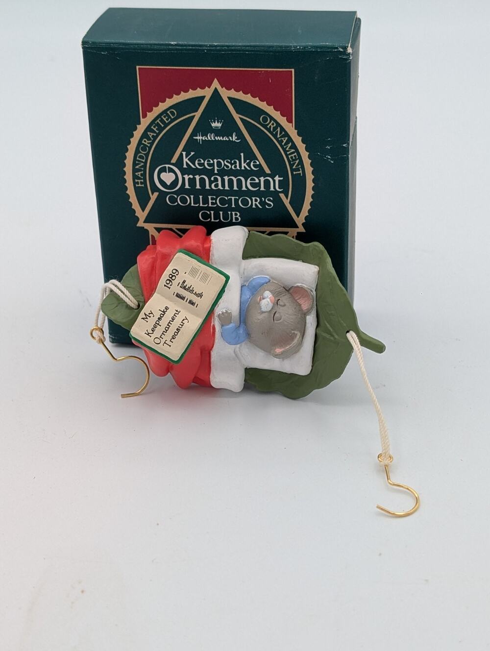 Hallmark Keepsake "Collect A Dream" 1989 Collector's Club Ornament MIB VTG